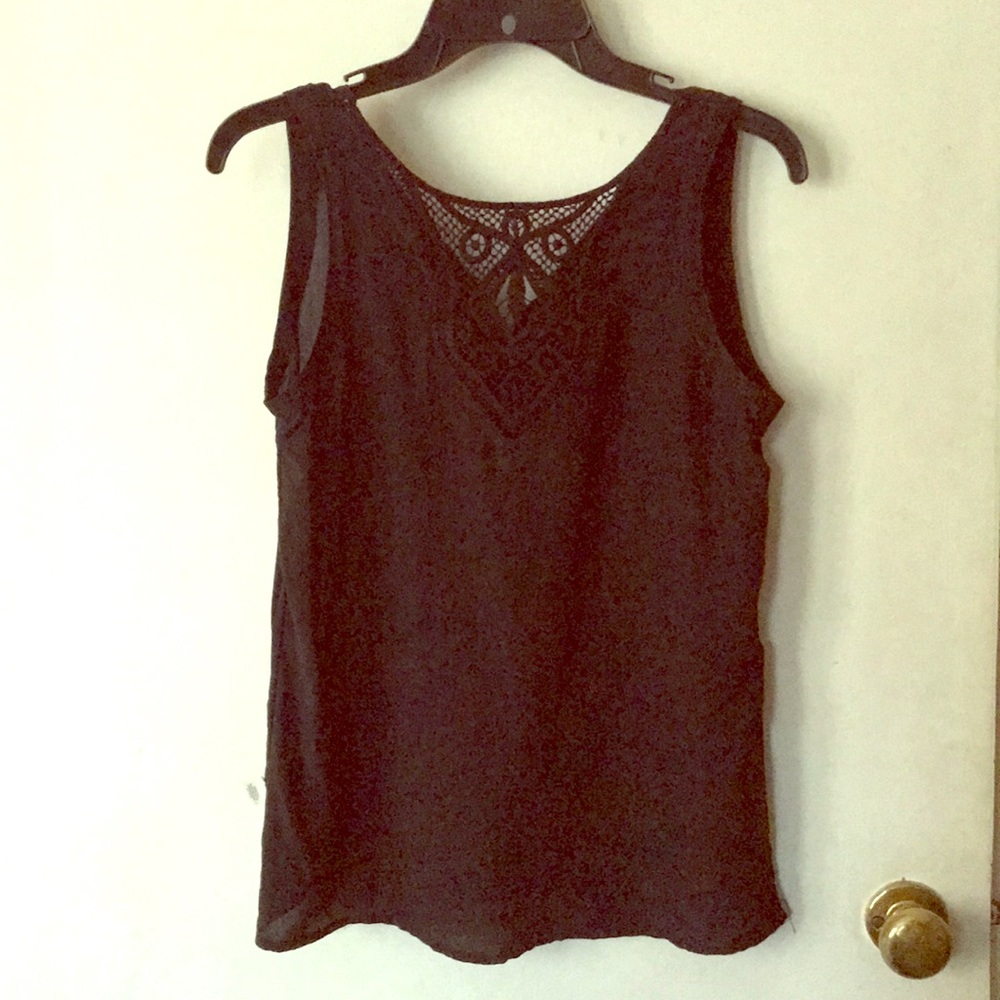 Banana republic xs black blouse
